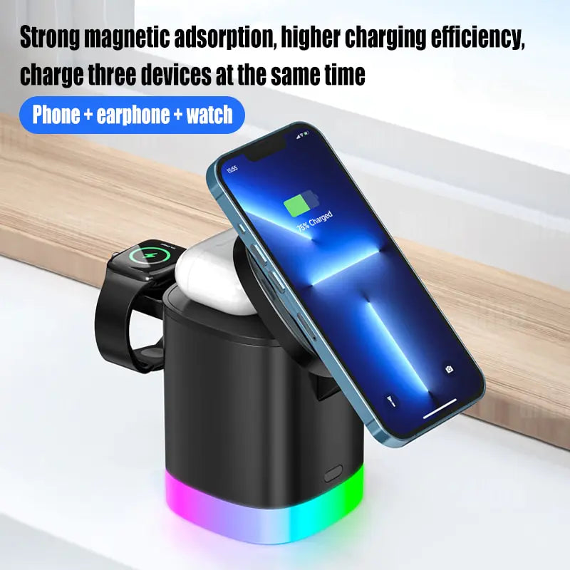 PowerCube Pro™ – Magnetic 3-in-1 Charger