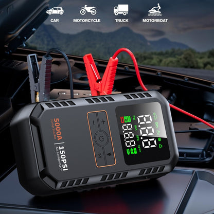 RoadReady Pro™ 4-in-1 Jump Starter & Tire Inflator
