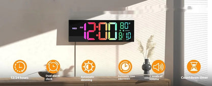 DeskCommand™ Large Display LED Clock