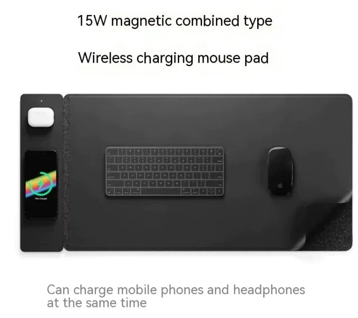 The Ultimate Magnetic Wireless Charging Mouse Pad