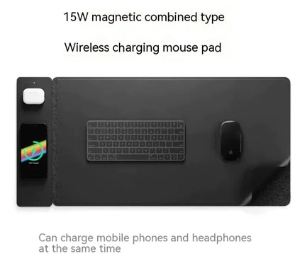 The Ultimate Magnetic Wireless Charging Mouse Pad