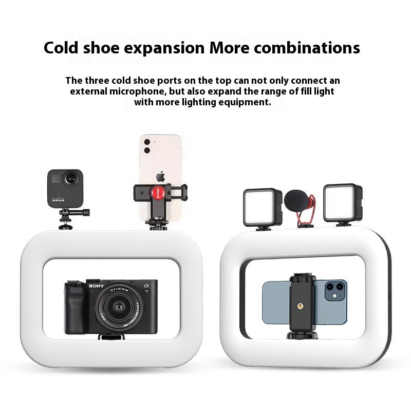 GlowFrame™ Creator Studio Light & Phone Stand