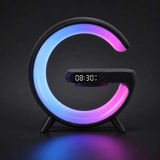 GlowDock Pro™ 5-in-1 Smart Bedside Charger