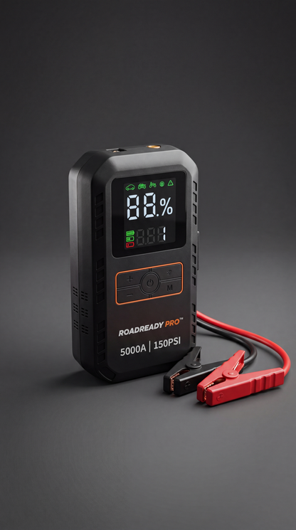 RoadReady Pro™ 4-in-1 Jump Starter & Tire Inflator