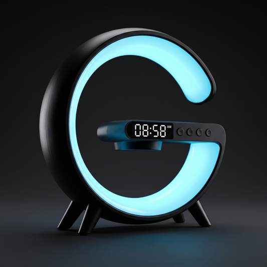 GlowDock Pro™ 5-in-1 Smart Bedside Charger