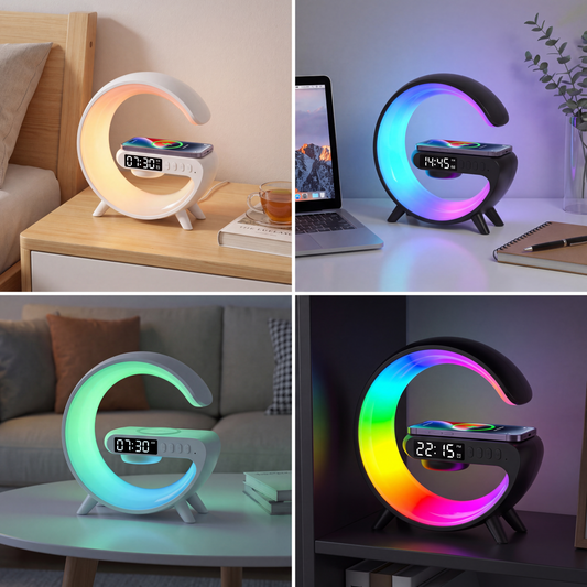 GlowDock Pro™ 5-in-1 Smart Bedside Charger