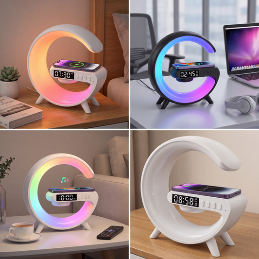 GlowDock Pro™ 5-in-1 Smart Bedside Charger