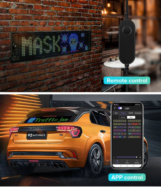 Smart LED Pixel Panel – Light Up Your Space with Custom Animations