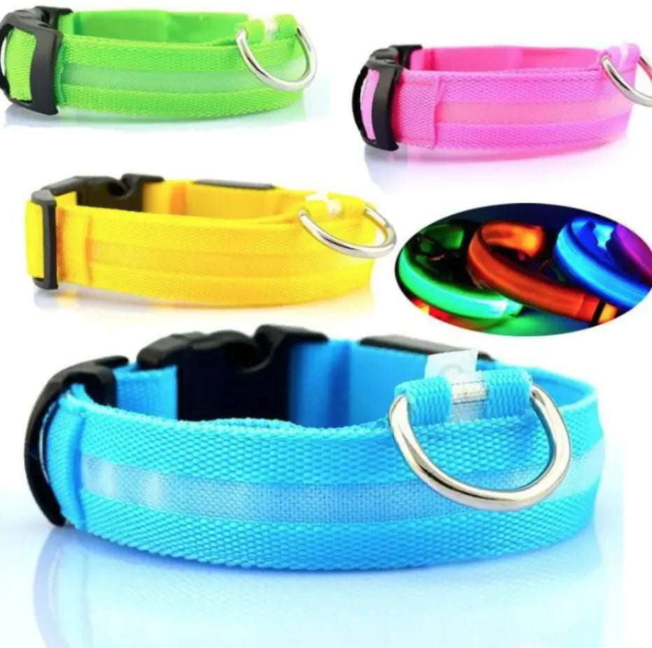 GlowPup™ – LED Safety Collar for Nighttime Walks