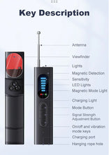 Load image into Gallery viewer, SpyLess™ Wireless Signal &amp; Camera Detector + Anti-Theft Device
