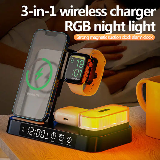 3 In 1 Multifunction Wireless Charger Station