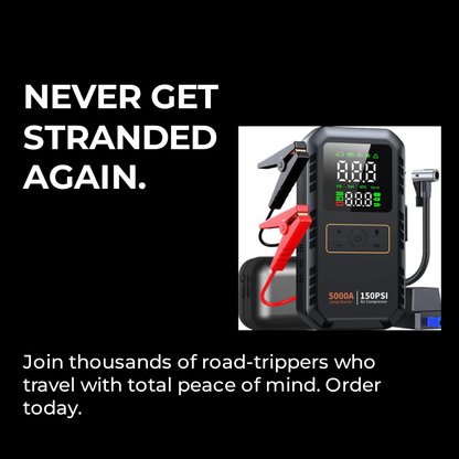 RoadReady Pro™ 4-in-1 Jump Starter & Tire Inflator