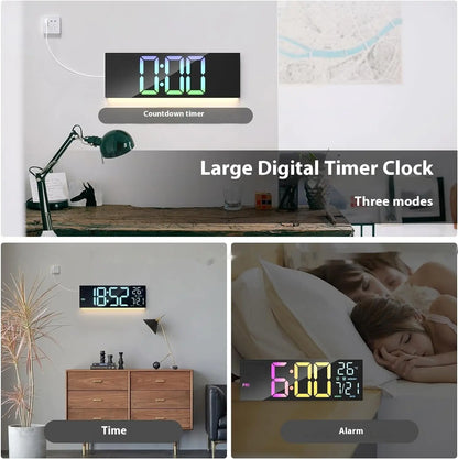 DeskCommand™ Large Display LED Clock