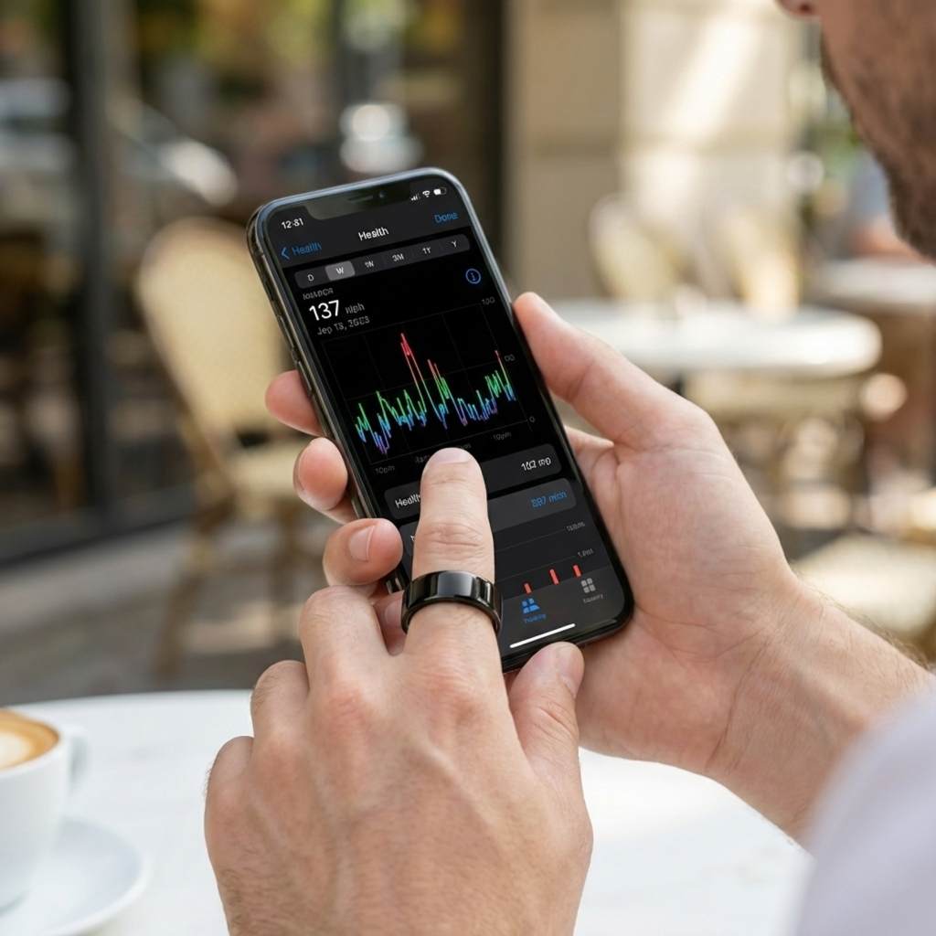 VitalSync™ Smart Health Ring – Track Your Wellness 24/7 in Style