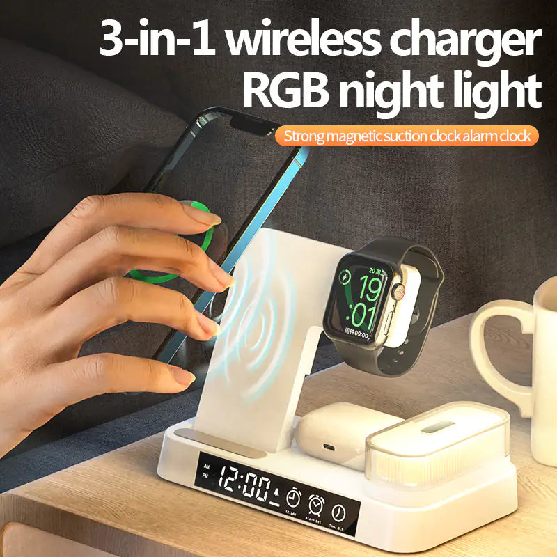 3 In 1 Multifunction Wireless Charger Station