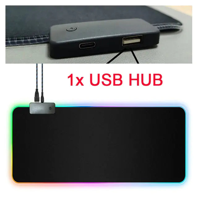 The Ultimate RGB Mouse Pad with Cable