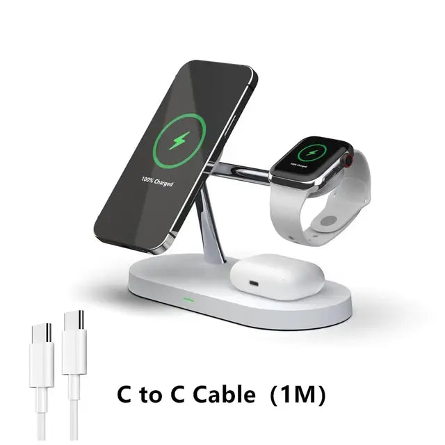 The Ultimate 3-in-1 Wireless Magnetic Charger Stand