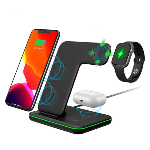 TriCharge Pro™️ - Your All-in-One Wireless Power Station